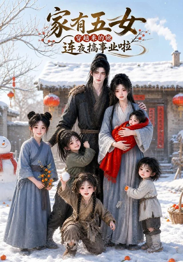 家有五女,穿越来的他连夜搞事业啦短剧海报